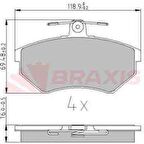ON FREN BALATASI INCE GOLF II III 84-92 JETTA II 89-92 PASSAT II III 85-97 SCIROCCO II 83-92 INCA 99-01 - BRAXIS AA0607