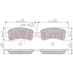 FREN BALATASI ARKA FISLI DUCATO 14- - BOXER 14- - JUMPER 14- - BRAXIS AA0614