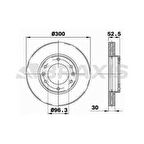 ON FREN DISK AYNASI HYUNDAI H1 MINI BUS 2.5CRDI - BRAXIS AD1065