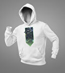 Entry Vaalorant Neon Baskılı Unisex Oversize Hoodie