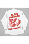Black Sabbath Heaven And Hell Yazılı Unisex Rock Metal Müzik Grubu Gömlek