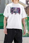 Miles Gwen Spider-Man Baskılı Unisex Oversize Tişört