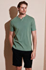 Buratti % 100 Pamuklu V Yaka Slim Fit T Shirt Erkek T SHİRT 5902122