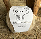 Merino Wool Kecce Örgü Ipi %100 Merino Wool Bej