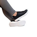 Jump 31178 Siyah-Beyaz Memory Sistem Hafif Rahat Spor Ayakkabı