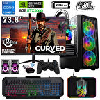 Xaser Xsr1117 i5 12400F 32GB Ram 1TB M.2 NVMe SSD 8GB RTX5060 23.8" 180Hz Oyuncu Bilgisayarı