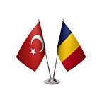 Çad İkili Masa Bayrağı 