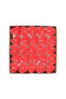 50'li Tealight Mum Kalp Kırmızı-mm043
