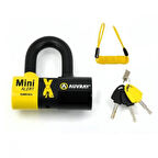 AUVRAY Mini Extreme UV Alarmlı Disk Kilidi SRA Sertifikalı 2AXTRAUV