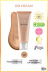 Note BB Cream Nemlendirici Etkili Doğal Kapatıcı SPF 15 BB Krem 02