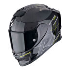 Scorpion EXO R1 Evo Carbon Cynergy Spor Motosiklet Kask Siyah  Sarı