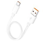 Coofbe Super Şarj 0.25cm 27W Type-C Şarj Kablosu Kısa Powerbank Kablosu Power Delivery Şarj