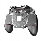 Coofbe Altı Parmak Şarjlı 4000mAh Radyatörlü Telefon Soğutucu Oyun Konsolu Kasırga Soğutmalı Tetik Kolu