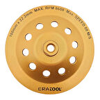 Fixonic Eratool ERA50361 180mm M14 Çift Sıra Elmas Yüzey Temizleme  