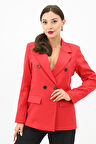 Kadın Astarlı Blazer Ceket 0101-22
