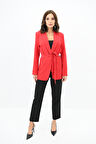 Kadın Kuşaklı Blazer Ceket 9004-1-24