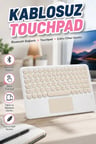 Bluetooth Touchpad Kablosuz Klavye Tablet Uyumlu Dokunmatik Kontrol