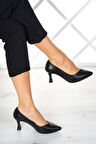 Farah Siyah Vegan Topuklu Ayakkabı