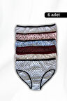 Kadın Likralı Desenli Bato Külot – Rahat ve Esnek Günlük İç Giyim