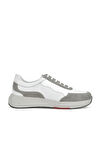 Ziya, Erkek Hakiki Deri Sneaker 151423Z520 Beyaz
