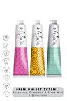  Raspberry, Cinnamon & Fresh Mint Premium Set  3 x 75 ml Diş Macunu