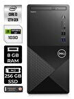 DELL VOSTRO i3 12100 8GB RAM 256GB SSD GT1030/4GB W11HOME N3563VDT3910EMEA MASAÜSTÜ PC & PER4 BELLEK