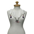 e38 EL İŞÇİLİĞİ İĞNE OYASI FULAR 142 cm - 6057