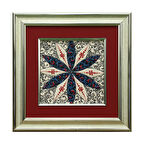 e38 EL İŞÇİLİĞİ ÇİNİ TABLO 34*34 CM - 6271