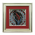 e38 EL İŞÇİLİĞİ ÇİNİ TABLO 34*34 CM - 6272