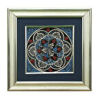 e38 EL İŞÇİLİĞİ ÇİNİ TABLO 34*34 CM - 6284