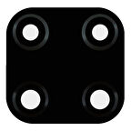 Oppo Realme C25S Arka Kamera Lens Camı Siyah