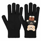 Kitti K25550-02 4-8 Yaş Erkek  Çocuk Örme Eldiven