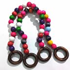 Boncuklu Çanta Sapı AS01 Rengarenk