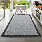 Capri Modern Gri Sisal Dokuma Halı Salon Halısı Mutfak Balkon Halısı Koridor Halısı 13345A