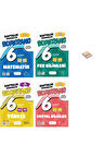 6. Sınıf Bumerang Matematik Fen Türkçe ve Sosyal 32 Haftalık Denemeleri 4lü Set + Telefon Standı