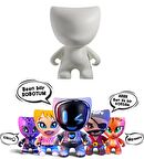 KİMO Glitz Kim İstersen O Boyama Aktivite Figür Üretme SETİ: Çiz Boya Figürürünü YAP!