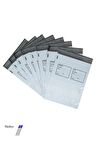 Büyük Boy Cepli Kargo Poşeti 35x45+5 cm - 100 Adet (40+40=80 Mikron)