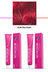 2 li Set Premium 8.66 Nar Kızılı - Kalıcı Krem Saç Boyası 2 X 50 g Tüp