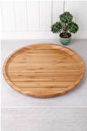 Bambu Sunum Tabağı 30 cm Royaleks-YUV3030