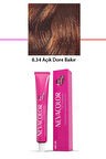 Premium 8.34 Açık Dore Bakır - Kalıcı Krem Saç Boyası 50 g Tüp