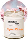 Doğal Özel Seri Kokulu Dekoratif Kavanoz Mum 210 cc - Japon Kirazı Esansı - RYL
