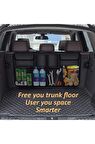 Araç Içi Bagaj Eşya Düzenleyici Oto Bagaj Organizer 8 Cepli Fileli