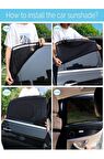 Araba Araç Oto Yan Cam Güneşlik Örtü Perde Kılıf Güneşliği Araba Anne Bebek Emzirme Perdesi