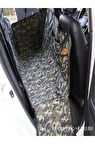 Araç / Oto Içi Arka Koltuk Köpek Örtüsü- Kamuflaj Desenli