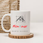 Mimarlara Özel Tasarım Kupa Bardak – Kişiye Özel Hediyelik