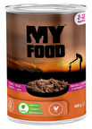 MY FOOD 12 ADET JÖLELİ PARÇA ETLİ YAVRU KEDİ YAŞ MAMASI TAVUKLU