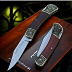 Kişiye Özel  Ahşap Saplı Outdoor Kamp Çakısı