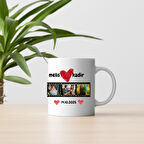 Film Şeridi Tasarımlı Kişiye Özel Fotoğraflı Kupa Bardak – Sevgililere Özel Hediyelik