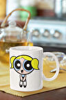 Powerpuff Girls Bubbles Baskılı Porselen Kupa Bardak