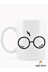 Harry Potter Temalı Baskılı Minimalist Kupa Bardak Kahve Bardağı